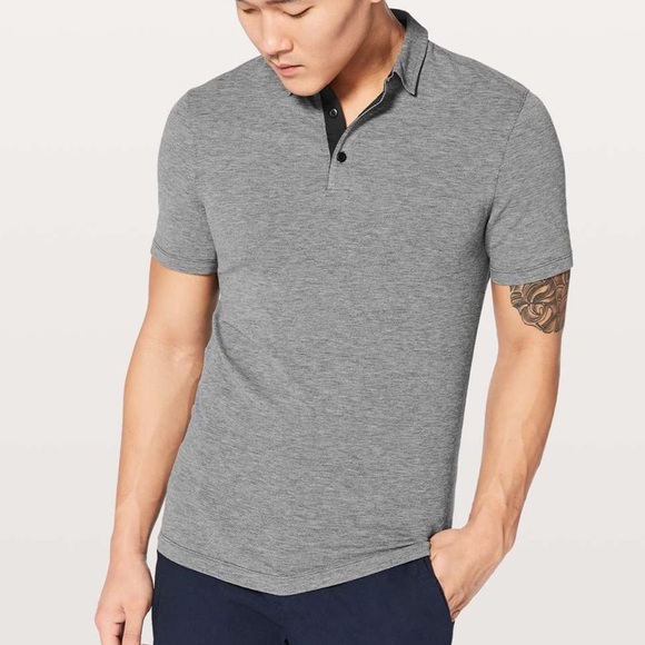 LIKE NEW Lululemon Men’s Evolution Polo Shirt - Picture 5 of 7